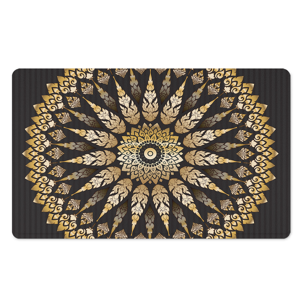 Thai Mandala Print Polyester Doormat