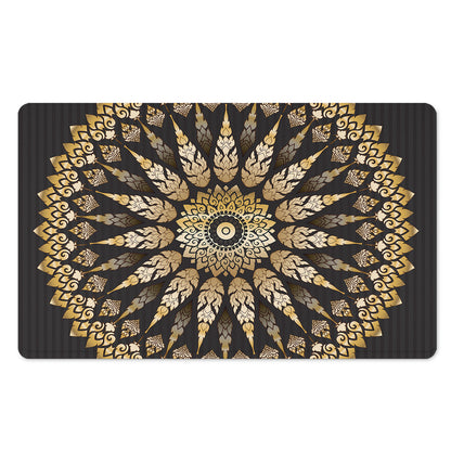 Thai Mandala Print Polyester Doormat