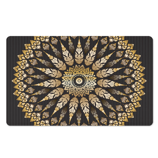 Thai Mandala Print Polyester Doormat
