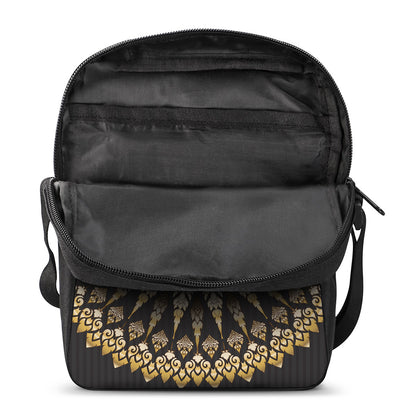 Thai Mandala Print Rectangular Crossbody Bag
