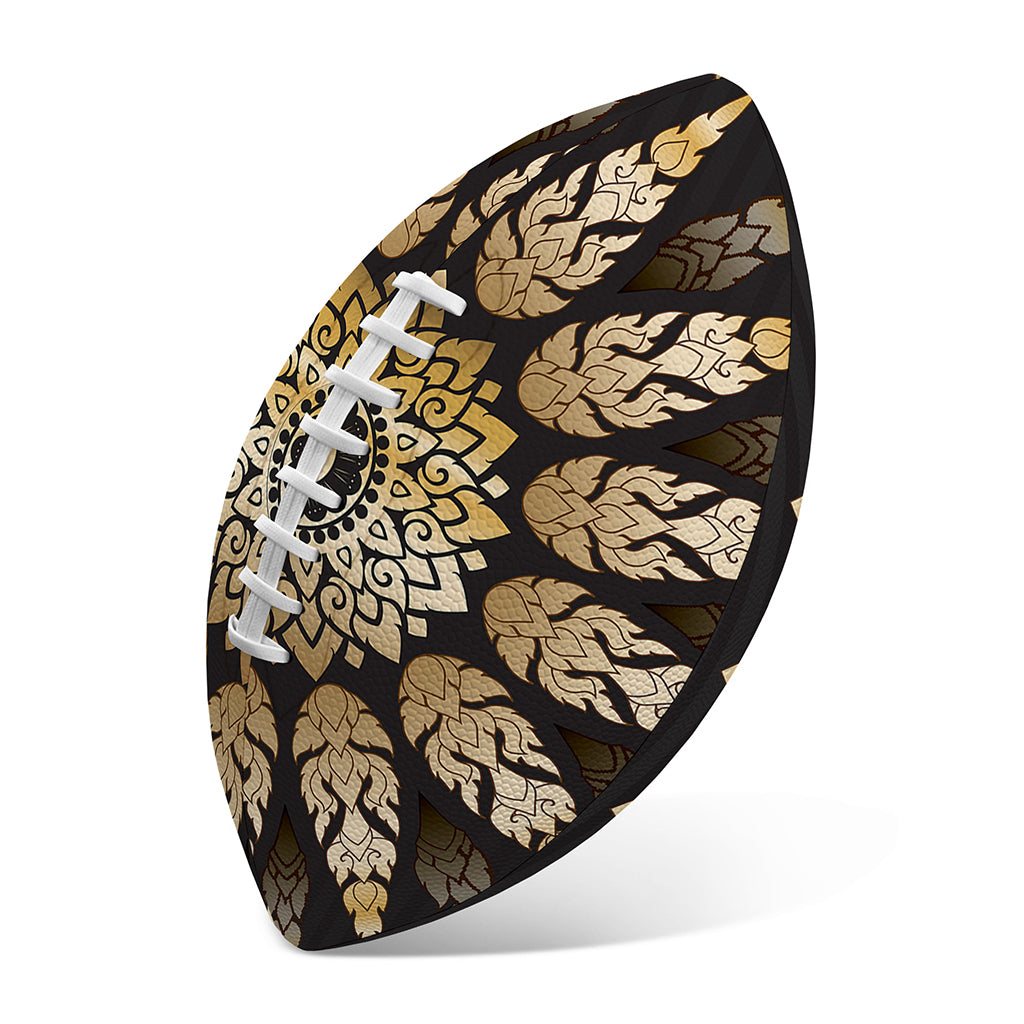 Thai Mandala Print Rugby Ball