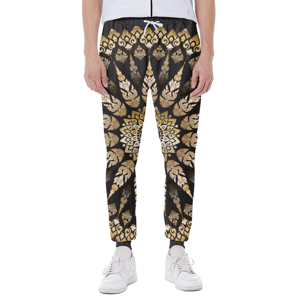 Thai Mandala Print Scuba Joggers