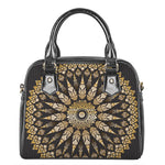 Thai Mandala Print Shoulder Handbag