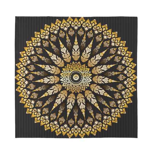 Thai Mandala Print Silk Bandana