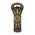 Thai Mandala Print Single Neoprene Wine Tote