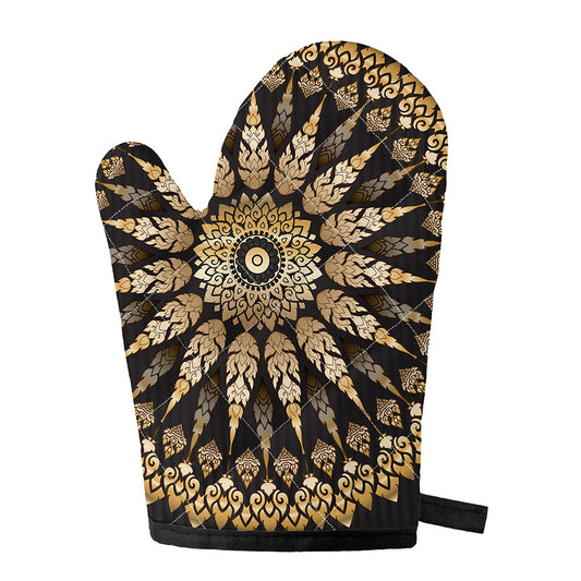 Thai Mandala Print Single Oven Mitt