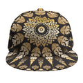 Thai Mandala Print Snapback Cap