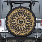 Thai Mandala Print Tire Cover With Camera Hole