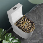 Thai Mandala Print Toilet Lid Cover