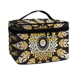 Thai Mandala Print Travel Makeup Bag