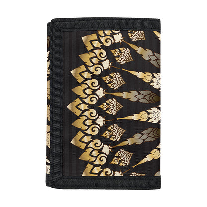 Thai Mandala Print Trifold Wallet