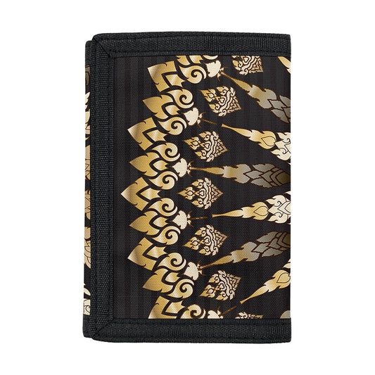 Thai Mandala Print Trifold Wallet