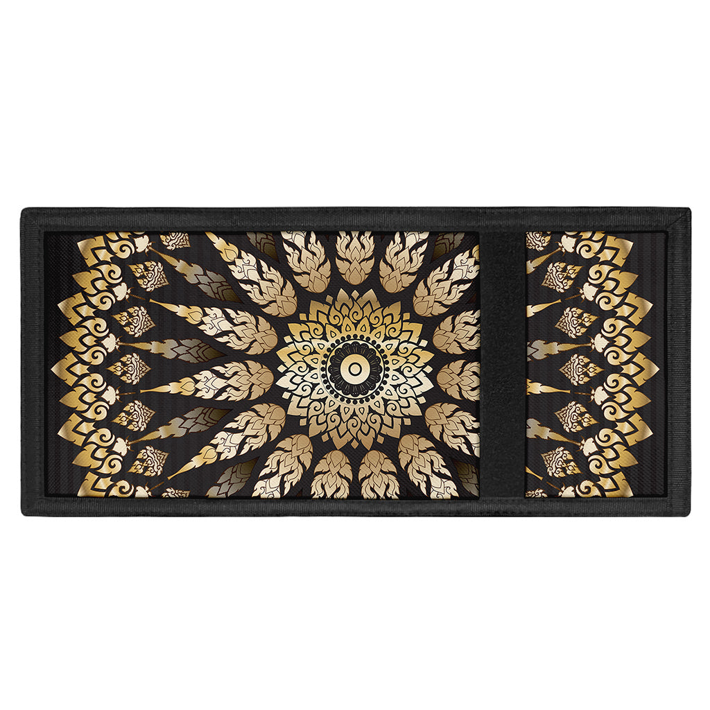Thai Mandala Print Trifold Wallet