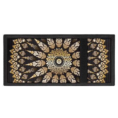Thai Mandala Print Trifold Wallet