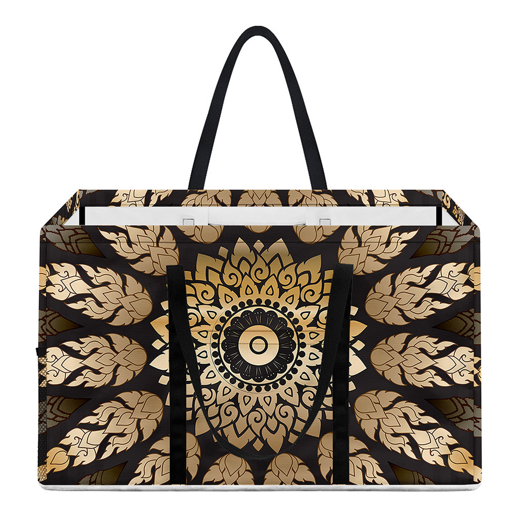Thai Mandala Print Utility Tote Bag