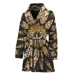 Thai Mandala Print Women's Bathrobe