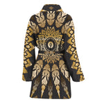 Thai Mandala Print Women's Bathrobe