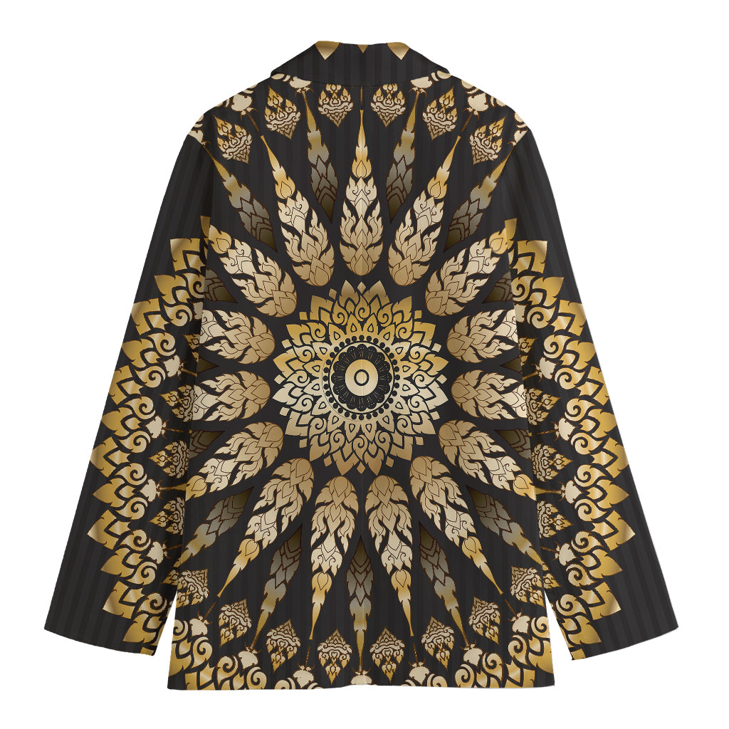 Thai Mandala Print Women's Blazer