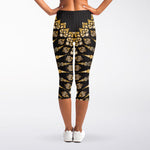 Thai Mandala Print Women's Capri Leggings