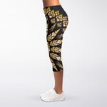 Thai Mandala Print Women's Capri Leggings
