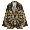 Thai Mandala Print Women's Cotton Blazer