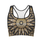 Thai Mandala Print Women's Sports Bra