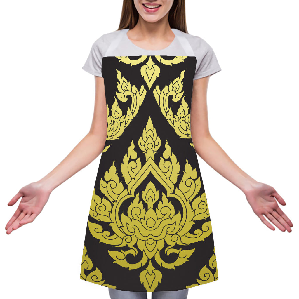 Thai Ornament Pattern Print Adjustable Apron