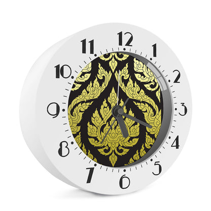 Thai Ornament Pattern Print Alarm Clock