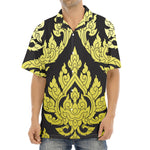 Thai Ornament Pattern Print Aloha Shirt