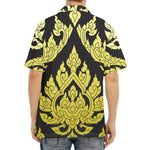 Thai Ornament Pattern Print Aloha Shirt