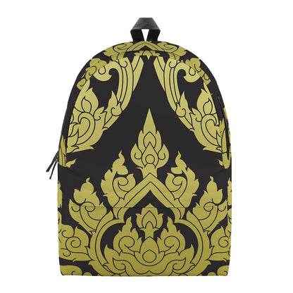 Thai Ornament Pattern Print Backpack