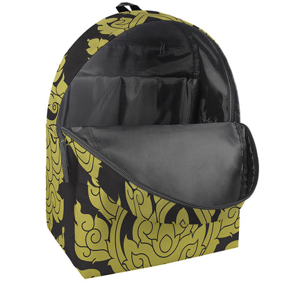 Thai Ornament Pattern Print Backpack