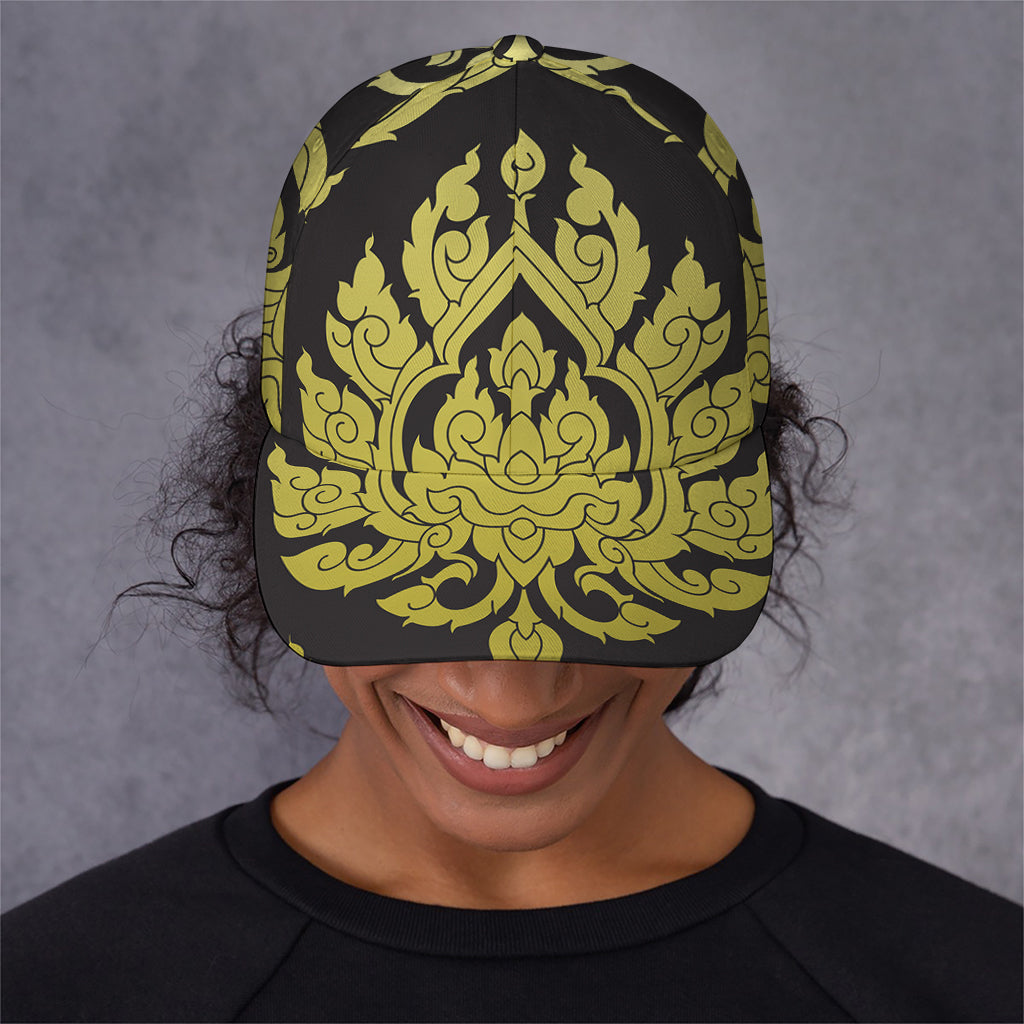 Thai Ornament Pattern Print Baseball Cap