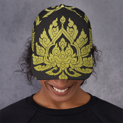 Thai Ornament Pattern Print Baseball Cap