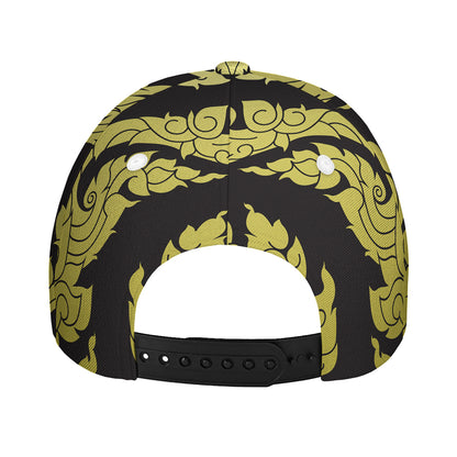 Thai Ornament Pattern Print Baseball Cap