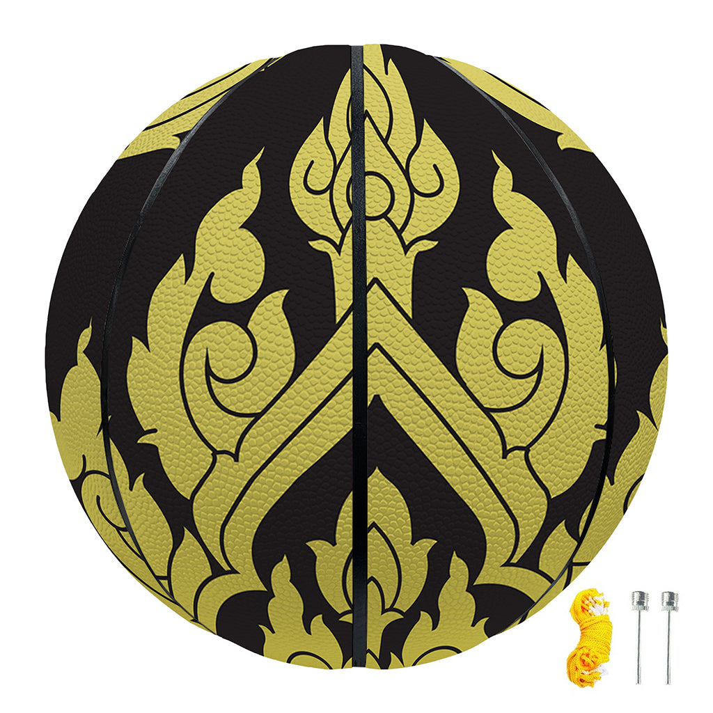 Thai Ornament Pattern Print Basketball
