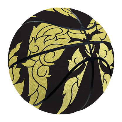Thai Ornament Pattern Print Basketball