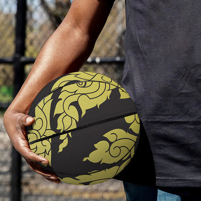 Thai Ornament Pattern Print Basketball