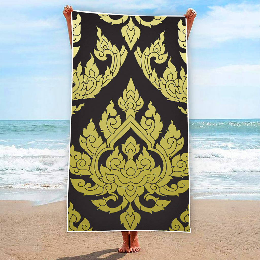 Thai Ornament Pattern Print Beach Towel