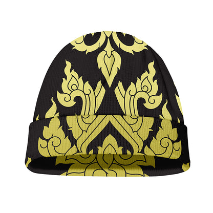 Thai Ornament Pattern Print Beanie