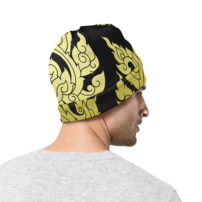 Thai Ornament Pattern Print Beanie