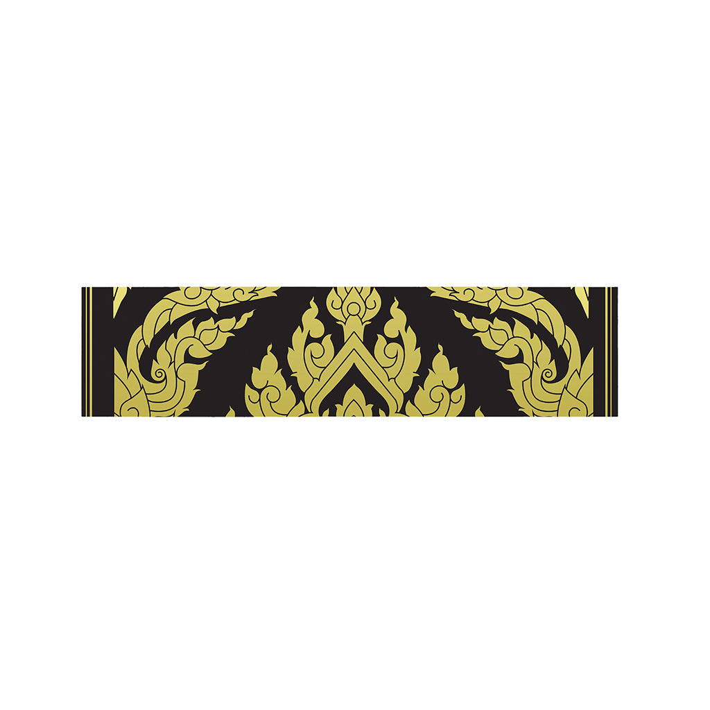 Thai Ornament Pattern Print Bed Runner