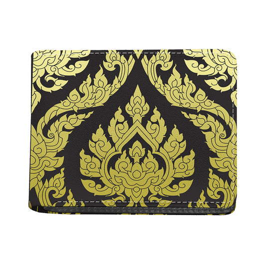 Thai Ornament Pattern Print Bifold Wallet