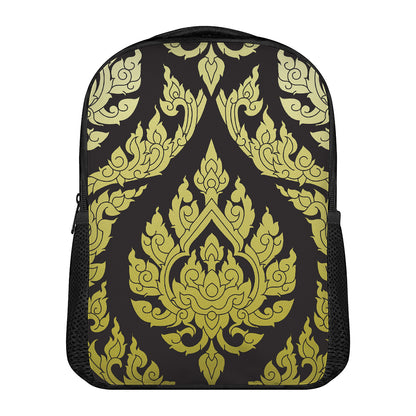 Thai Ornament Pattern Print Casual Backpack