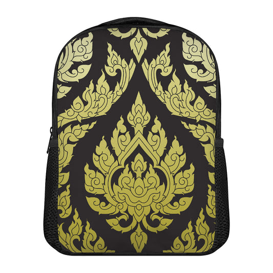 Thai Ornament Pattern Print Casual Backpack