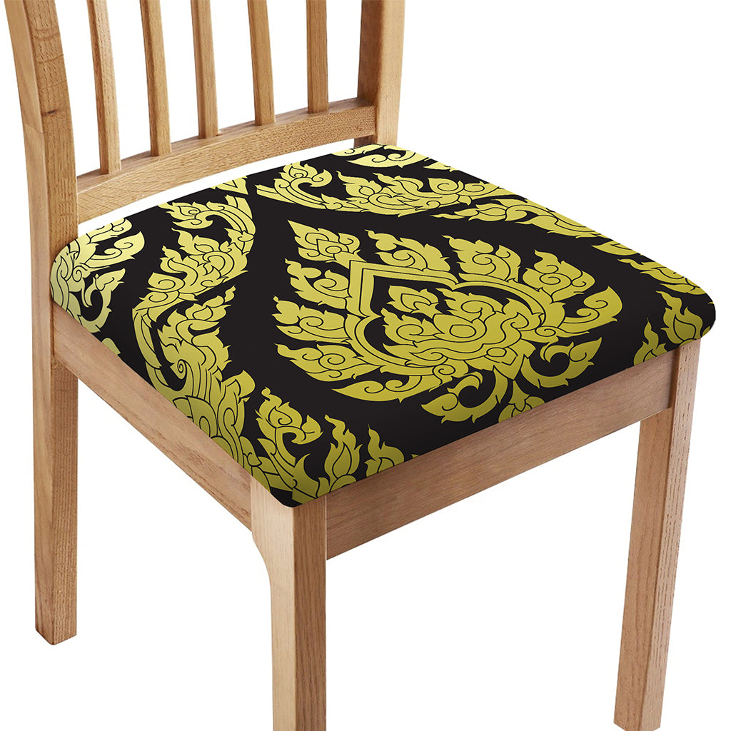 Thai Ornament Pattern Print Chair Cushion Cover
