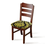 Thai Ornament Pattern Print Chair Cushion Cover