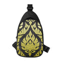 Thai Ornament Pattern Print Sling Bag