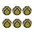 Thai Ornament Pattern Print Coaster Set