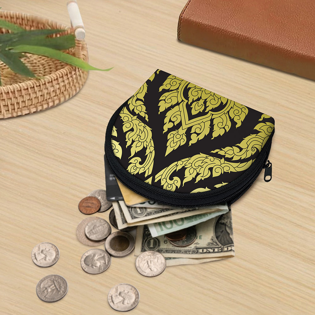 Thai Ornament Pattern Print Coin Purse